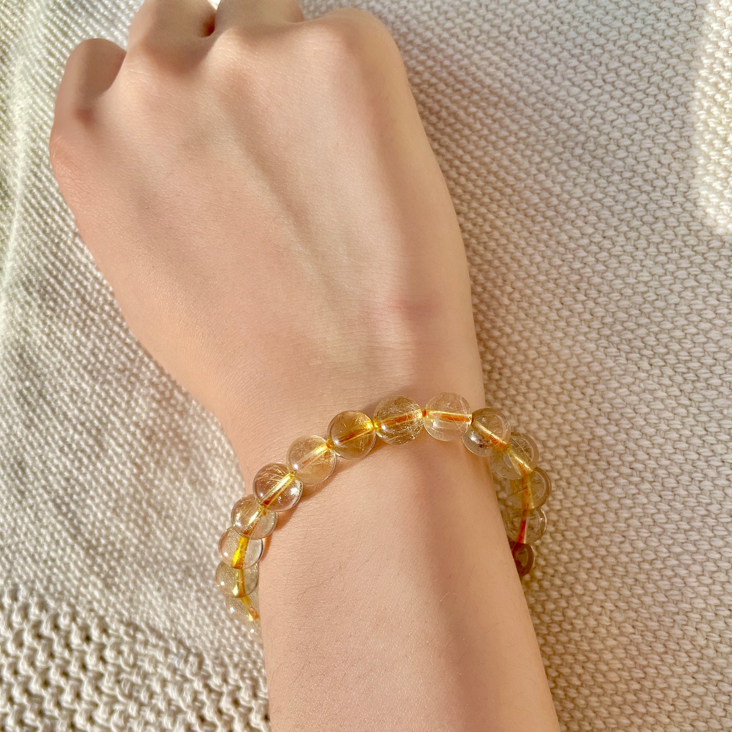 Golden Rutilated Bracelet